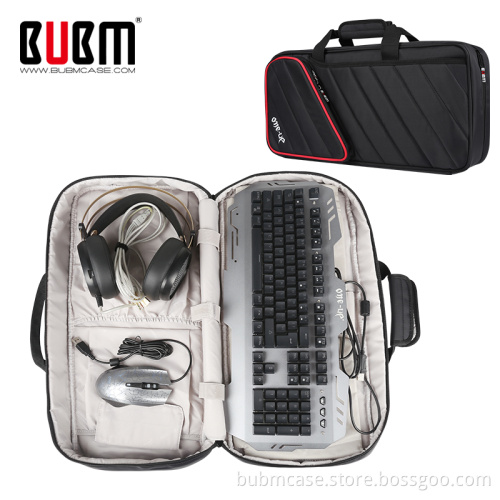BUBM gaming backpack E-sports PC gaming keyboard mouse headset single shouldercase storage bag sleeve